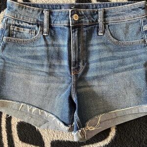 Hollister Midi Denim Shorts